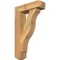 Ekena Millwork Funston Craftsman Rough Sawn Bracket w/ Offset Brace, Western Red Cedar, 6"W x 20"D x 32"H BKT0604X20X32FST04RWR - alternate 1